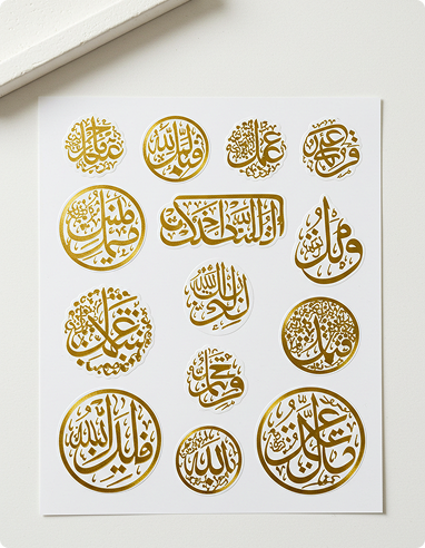 Golden Noor Stickers