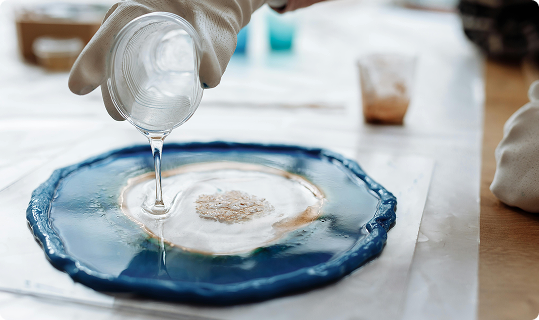 The Art of Layering Colors in Resin Creations