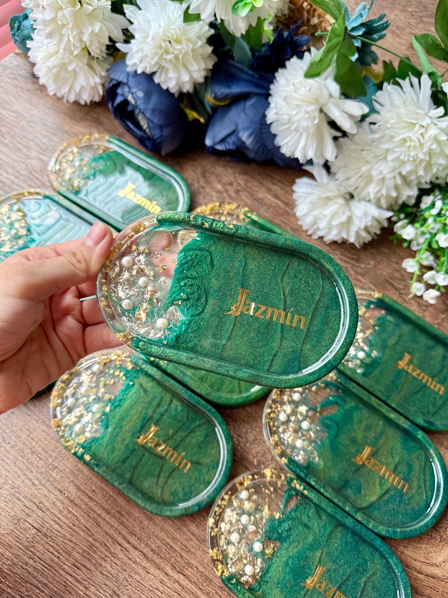 Peacock Pearl Tray